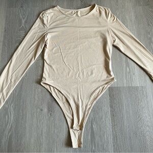 Beige Thermal Bodysuit